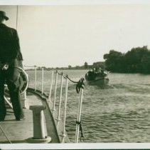 Sea Scouts sailing on the Saginaw River