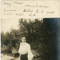 Postcard addressed to Sisle Wallen