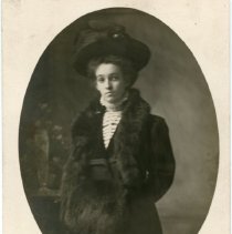 Woman dressed in Furs