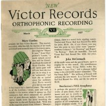 Victor Records Broshure