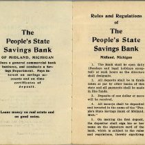 The People's State Savings Bank Book