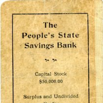 The People's State Savings Bank Book