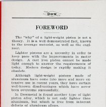 DowMetal Piston Handbill Foreword