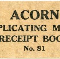 Acorn Money Receipt Book