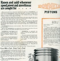 DowMetal Pistons Handbill