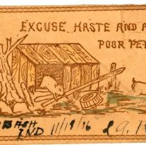 "Excuse Hase and Poor Pen"