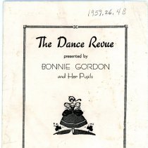 Dance Review Theatre Program 1936 - Front Cover