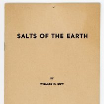 Willard Dow's Salts of the Earth Speech