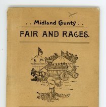 Midland County Fair and Races Phamplet