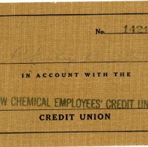 Dow Chemical Employees' Credit Union Bank Book - Cover