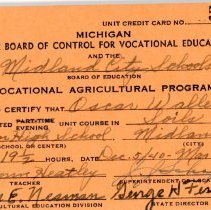 Vocational Education Credit Certificate