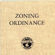 City of Midland Zoning Ordinance - Front Cover