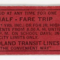 Youth Transit Ticket