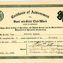 Certificate of Achievement