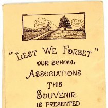 Souvenir Booklet Envelope