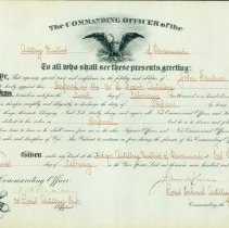 John Gardner-Certificate of Promotion