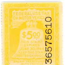Federal Use Tax Stamp