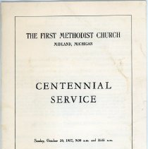 First Methodist Church - Centennial Service