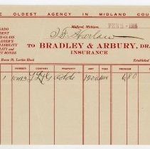 Bradley & Arbury Insurance Receipt