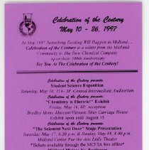 Celebration of the Century Event Schedule