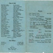 Midland 1922 Junior High Commencement - inside pages