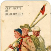 Boy Scouts Certificate of Registration
