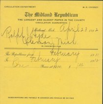 Midland Republican Invoice