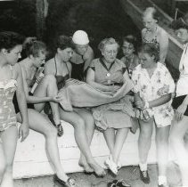 Mona Rupright and camp girls