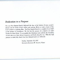 First Baptist Church of Midland Dedication