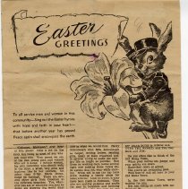 Easter Greetings Newsletter
