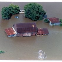 1986 Flood - Farm west of Midland