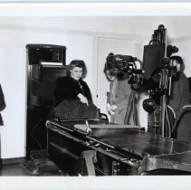 A group of people around an X-ray table in Midland Hospital