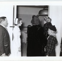 Group of people in the interior of Midland Hospital