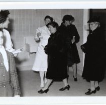 Group of people in the interior of Midland Hospital