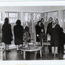 Group of people in the interior of Midland Hospital