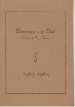 Contemporary Club Program, 1963-1964