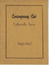 Contemporary Club Program, 1966-1967