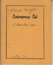 Contemporary Club Program, 1970-1971