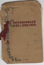 Contemporary Club Program, 1938-1939