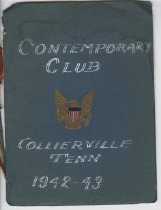 Contemporary Club Program, 1942-1943