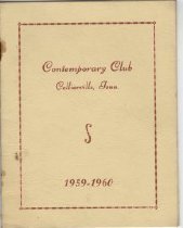 Contemporary Club Program, 1959-1960