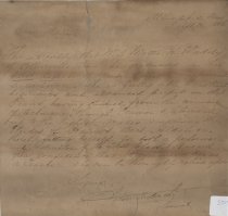 Letter dated April 30,1886