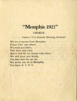 Song: "Memphis 1921" (1 of 2)