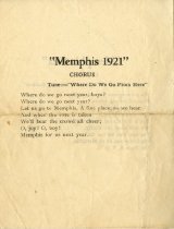 Song: "Memphis 1921" (2 of 2)