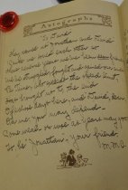 Autographs: Mildred Cowan