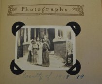 Photographs: Faculty of 1918-19