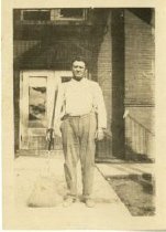 Our faithful janitor Mr. Walter Hughes (Front)