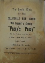 "Prexy's Proxy" flyer, 7 May 1920
