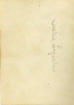 Miss "Willie" Lynch on her way home (Back)