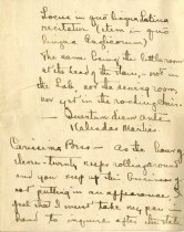 Letter from Miss J. Wilson Holden (1 of 3)